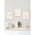 thumbnail image 5 of Modern Moments By Gerber Baby Unframed Wall Art, 3 Piece Set, Ivory Floral, 5 of 13