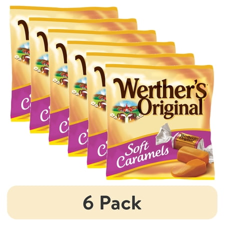 (6 pack) Storck Werther s Original Soft Caramels 4.51 oz