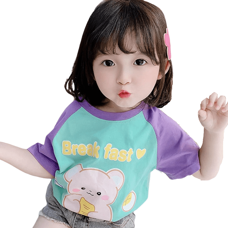 Baby Girl Summer T-Shirt Animal Tops 3-24 Months 