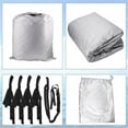 thumbnail image 5 of LABLT 14-16ft Gray Beam Width Heavy Duty PEVA Cotton Waterproof Boat Cover, 5 of 5