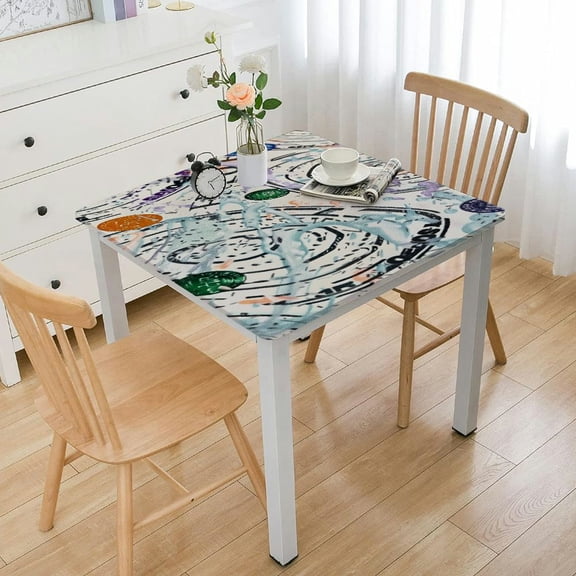 nygtbtfer Outdoor Tablecloth with Umbrella Hole & , Rectangle Tablecloth , Summer Patio Table Cover Table Cloth for /Party