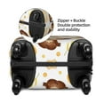 thumbnail image 2 of Yiaed Sloth Yoga Print Travel Luggage Cover Suitcase Protector Fits 18-32 Inch Luggage Wheel Covers Patterned Elastic Luggage Anti-scratch（No luggage）-Large, 2 of 5