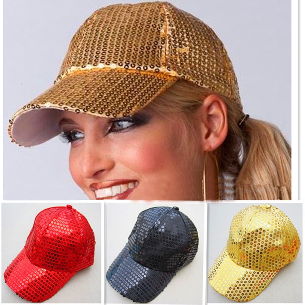 Men Women Fashion Paillette Baseball 