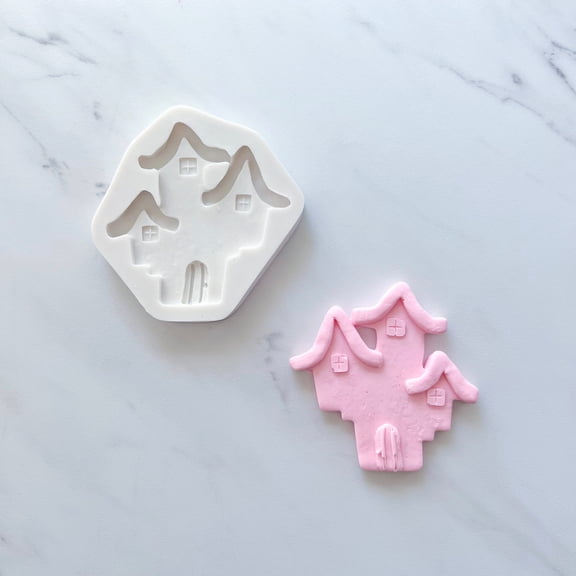 HAUNTED HOUSE BAKING MOLD FOR CUPCAKES, CAKEPOPS, CHOCOLATE STRAWBERRIES, PRETZELS & RICE KRISPIES