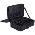 thumbnail image 1 of Étui Cosmétique Grande Capacité Portable Oxford Drap Artiste Sac de Rangement avec Diviseurs Réglables pour les Femmes, 1 of 11