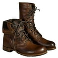 thumbnail image 4 of Retro Hommes Punk Moto Bottines Lacets Chaussures de Combat, 4 of 6