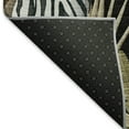 thumbnail image 3 of Addison Rugs Mayfield Washable Tropical Palms & Zebras Midnight Rectangle Rug, 5' x 7'6", 3 of 6