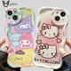 thumbnail image 2 of Sanrio Kuromi Hello Kitty Pochacco funda de teléfono para Samsung Galaxy S24 Ultra S23 S22 Plus S21 S20 FE A15 A25 A55 A35 A14 A24 A34, 2 of 5