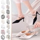 thumbnail image 1 of Xihbxyly Dia Del Primer Ministro Correas Elásticas para Zapatos de Tacones Altos, Correas de Tobillo de Repuesto para Tacones, Correas Elásticas de Tobillo para Zapatos de Diamantes de Imitación, Cor, 1 of 2