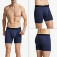thumbnail image 6 of Men's Breathable Boxer Briefs,Bamboo Viscose Underwear for Men,M-XXL,5 Pack, 6 of 8