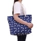 thumbnail image 4 of Bolso de Playa Blanco con Estampado de Caballos, Bolso Tote Grande de Verano, Bolso de Viaje de Lona con Cierre de Cremallera, Bolso de Hombro, 4 of 4