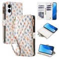 thumbnail image 5 of Tianyeda for Samsung Galaxy S25 Case Wallet Card Holder Zipper Leather Flip Cover Crossbody Wrist Strap with Stand A4, 5 of 5