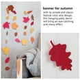 thumbnail image 6 of OUNONA 3-Pack Autumn Maple Leaf Garland Banners for Thanksgiving, Fall Party, Home & Seasonal Decorations, 6 of 7