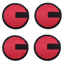 4 Pack Fishing Lure Covers with Velcro, Durable Lure Protector Shields for Hooks & Rod Safety, Essential Fishing Gear for Bass Trout Saltwater Freshwater Anglers