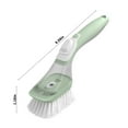 Brushes For Dishwashing Brushes, 2 In 1 Sponge And Bristles For
