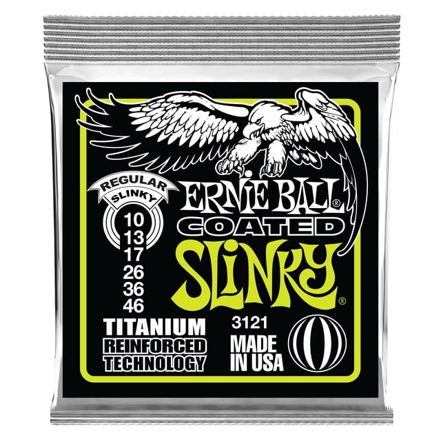 Cuerdas para guitarra eléctrica Ernie Ball Regular Slinky Coated