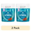 (2 pack) OLLY Goodbye Stress Gummy, Travel Size, GABA, L-Theanine, Lemon Balm, Chamomile, Berry, 10 Ct