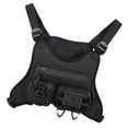 thumbnail image 1 of Bolsa de pecho para hombre, bolsa para equipo de ciclismo, mochila con correa de hombro ajustable, riñonera Negro, 1 of 8