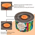 thumbnail image 4 of Rose Flower Rainbow Stripes Airtight Coffee Bean Canister 17oz Food Storage Containers with Lids For Gournd, Tea, Sugar, Flour, Rice, Cereal, Candy Cookie Jar, 4 of 8