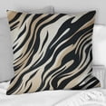 thumbnail image 2 of Designart "Elegant Zebra Stripes" Abstract Printed Throw Pillow, 2 of 5