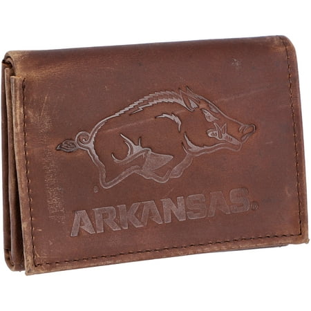 Arkansas Razorbacks Leather Team Tri-Fold Wallet