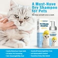 thumbnail image 2 of Cat Waterless Shampoo, Natural Dry Shampoo for Dogs and Cats, Dog Shampoo and Conditioner, Convenient No-Rinse Wash For Cleaning, Conditioning & Detangling, For All Coat Types, 2 of 8