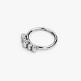 thumbnail image 3 of 16g Septum Jewelry 16 gauge Septum Rings for Women Silver Surgical Steel Septum Hoop 10mm Beaded CZ Daith Piercing Jewelry, 3 of 4