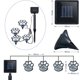 thumbnail image 3 of White Lámpara de decoración solar con forma de pata LED para exteriores, luces solares con estampado de pata de perro, gato, para patio, pasarela, jardín, camino, césped, iluminación de, 3 of 4
