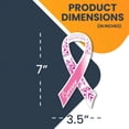 thumbnail image 3 of Magnet Me Up Breast Cancer Awareness Pink Mandala Survivor Ribbon Magnet Decal, 3.5x7 Inches, Heavy Duty Automotive Magnet for Car Truck SUV, 3 of 7