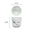thumbnail image 2 of Excellante Blue bamboo melamine dinnerware collection 11 oz, 3 1/2" tea cup, comes in dozen, 2 of 2