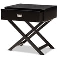 thumbnail image 5 of Baxton Studio  Curtice Modern And Contemporary 1-Drawer Wooden End Table Black, 5 of 5