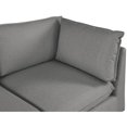 thumbnail image 5 of Meridian Furniture Mackenzie Grey Durable Linen Textured Modular Sofa, 5 of 9