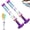2pcs, variant on Glowing Rainbow LED Water Blaster，Spraying A Fine Mist Like Fireworks, This Rechargeable Device Is The Ultimate Gear for Enjoying The Fun of Summer Water Battles.