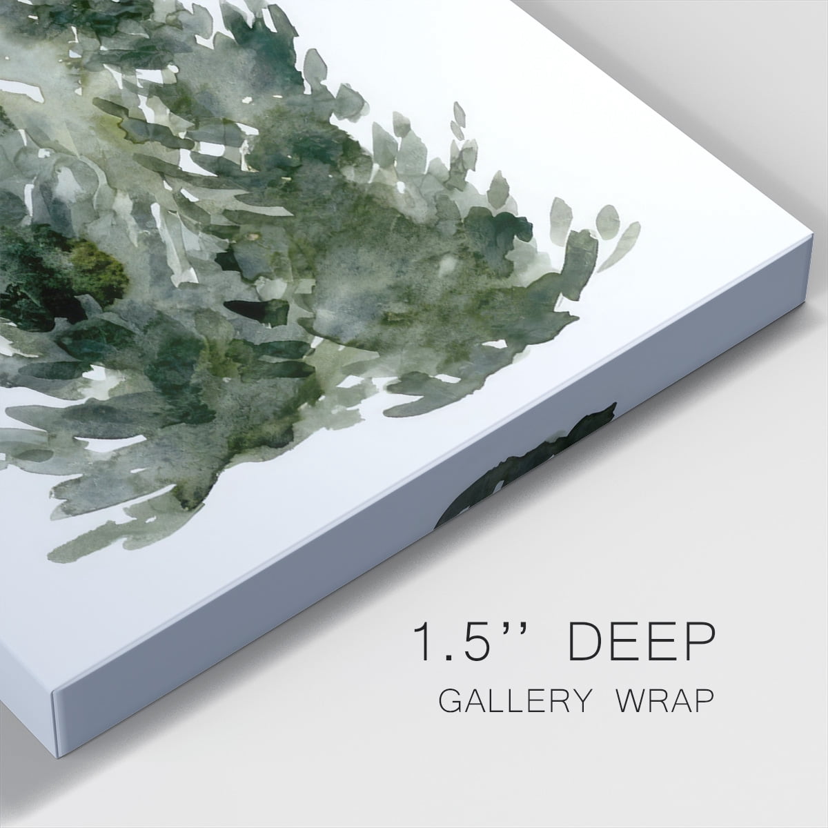 Simple Evergreens I- Gallery Wrapped Canvas