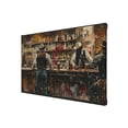 thumbnail image 2 of 8x12 inch Men Room Decor Cowboys On Tavern Frameless Canvas Painting,Classic Bar,Tavern Wall Art Decor Poster & Prints,Exquisite Cowboys & Tavern Modern Picture Canvas,Gift For Cowboys Lover, 2 of 6