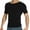 Black, variant on QRIC Men's Compression Shirt Undershirt Slimming Tank Top Workout Vest Abs Abdomen Slim Body Shaper