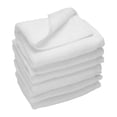 thumbnail image 2 of 7PCS Towels Cotton White Superior Hotel Quality Soft Face Hand Towels 30X30cm, 2 of 5