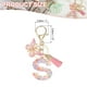 thumbnail image 2 of Llavero de letra inicial del alfabeto Uxcell, llaveros de resina lindos con borlas y encanto de colgante de mariposa para mujeres S, 2 of 7