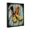 thumbnail image 3 of Stupell Industries Old Work Boots Photography Beauty & Fashion Photography Black Floater Framed Art Print Wall Art, 25 x 31, 3 of 9