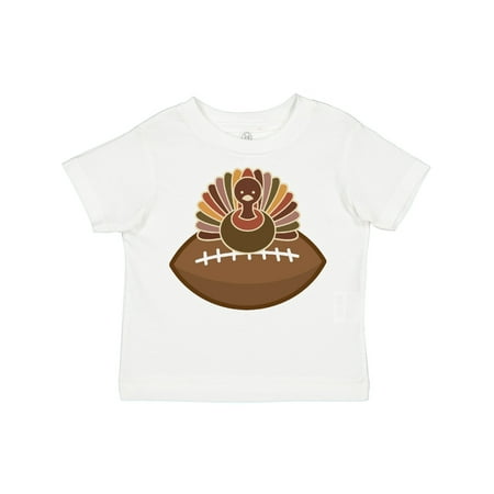 

Inktastic Thanksgiving Football Turkey Gift Toddler Boy Girl T-Shirt