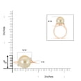 thumbnail image 4 of ANGARA Golden South Sea Cultured Pearl and Diamond Bypass Ring in 14K Rose Gold for Women | June Birthstone, Birthday, Anniversary, Jewelry Gift for Women | Pearl Ring, 4 of 7