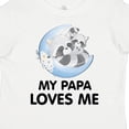 thumbnail image 4 of Inktastic Raccoon My Papa Loves Me Boys or Girls Toddler T-Shirt, 4 of 5