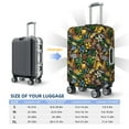 thumbnail image 4 of Rateoe Hawaiian Culture Symbols Printed Luggage Cover, Suitcase Protector Fits 18-32 Inch Luggage-Small, 4 of 7