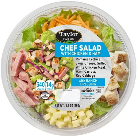 Taylor Farms Chef Salad Bowl, 7.75 oz (Fresh)