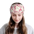 thumbnail image 5 of KLL Bow With Sugar Skull Pirnt Wicking Running Beanie Head Wrap Cycling Bandana for Men Women, 5 of 8