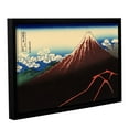 thumbnail image 2 of ArtWall Katsushika Hokusai "Shower Below the Summit (Sanka Hakuu)" Gallery-Wrapped Floater-Framed Canvas, 2 of 2