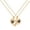 #0564-B, variant on hengsof Valentine's Day Magnetic Attracting Couple Necklace, Heart Stitching Projection , I You Design Matching Jewelry, Romantic Connection Gift