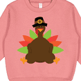 thumbnail image 3 of Inktastic Thanksgiving Pilgrim Turkey Toddler Sweatshirt, 3 of 4