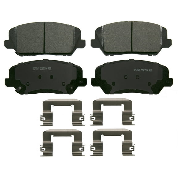 Wagner QuickStop ZD1827 Ceramic Disc Brake Pad Set Fits select: 2016-2017 HYUNDAI VELOSTER