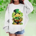 thumbnail image 2 of MuXiKeJi Clothes Boys Girls St. Patrick's Day Sweatshirt Shamrock Long Sleeve Pullover Irish Cotton Shirts Kids Holiday Festival Tops, 2 of 4